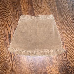 CRAZY CHILDRENS PLACE BROWN CORDUROY MINI SKIRT!!!